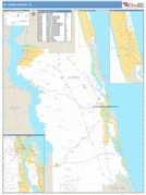 St. Johns County, FL Digital Map Basic Style